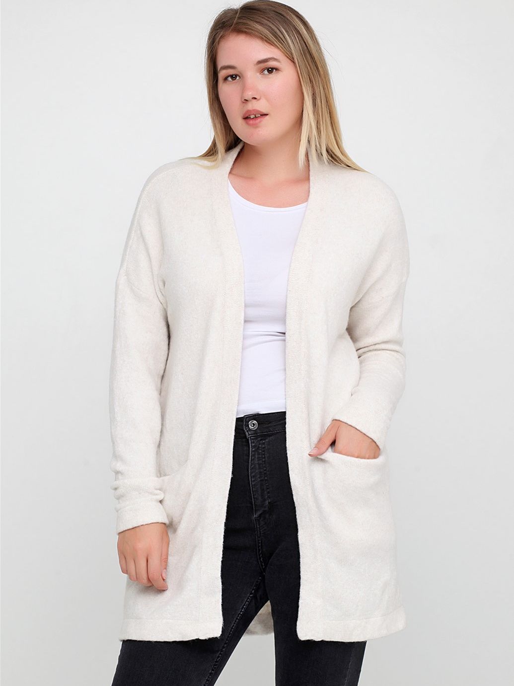 

Кардиган H&M 390128 M Бежевый