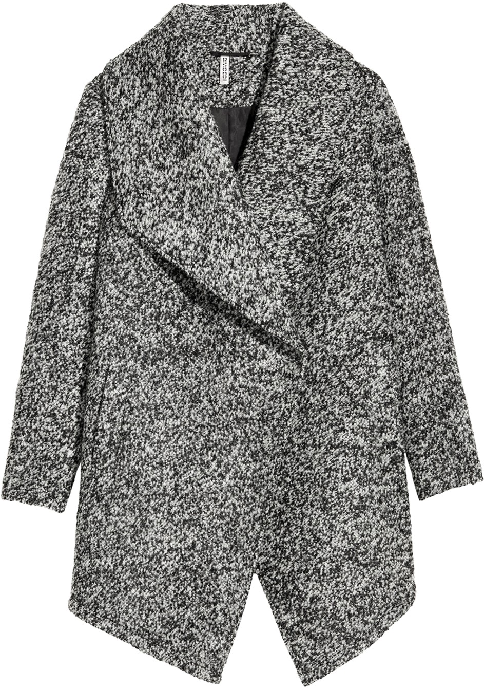 

Пальто H&M 300908  Черное с белым, Пальто H&M 300908 40 Черное с белым