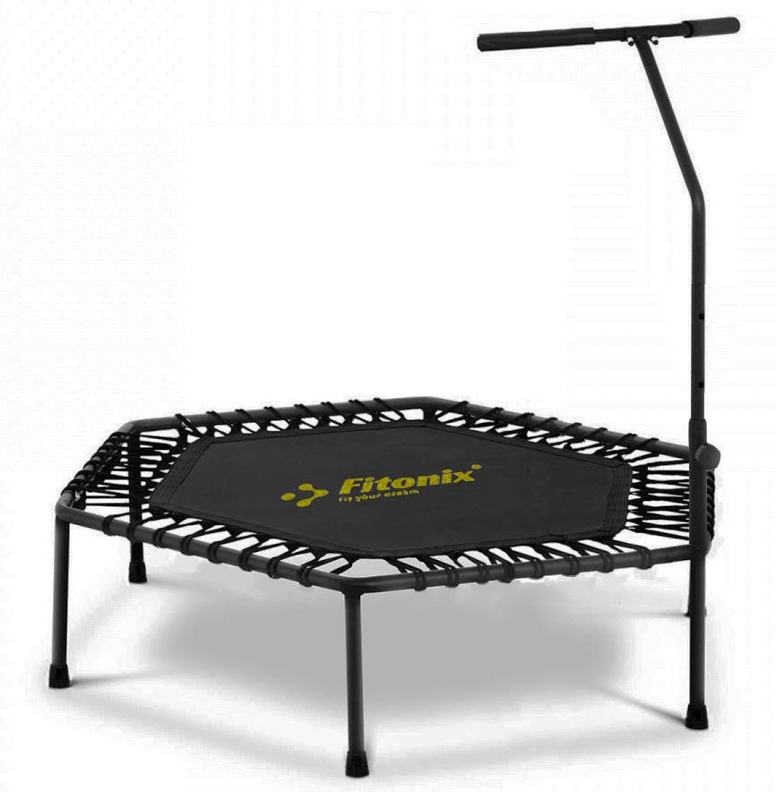 

Батут фитнес Fitonix 132 см с ручкой черный