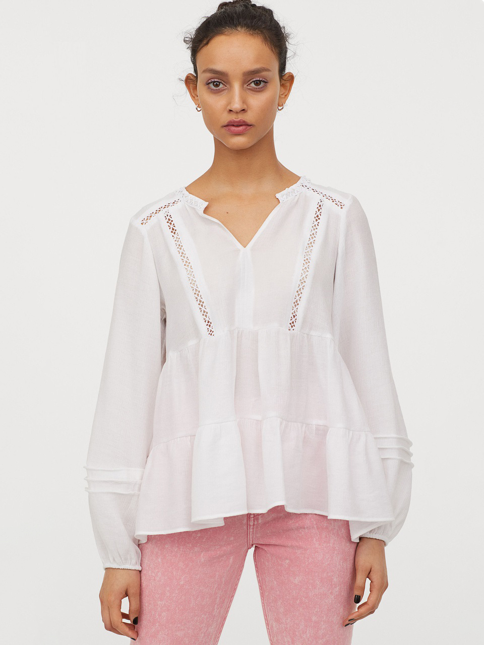 

Блузка H&M Divided 0840849 38 Белая