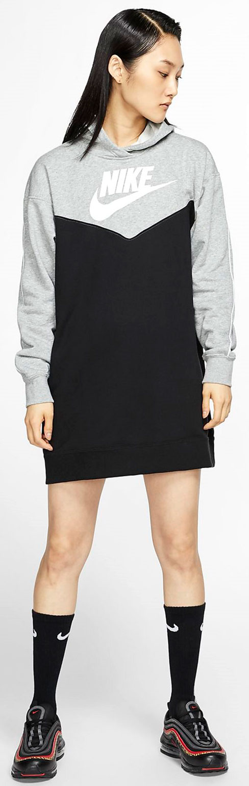 w nsw hrtg hoodie dress sb