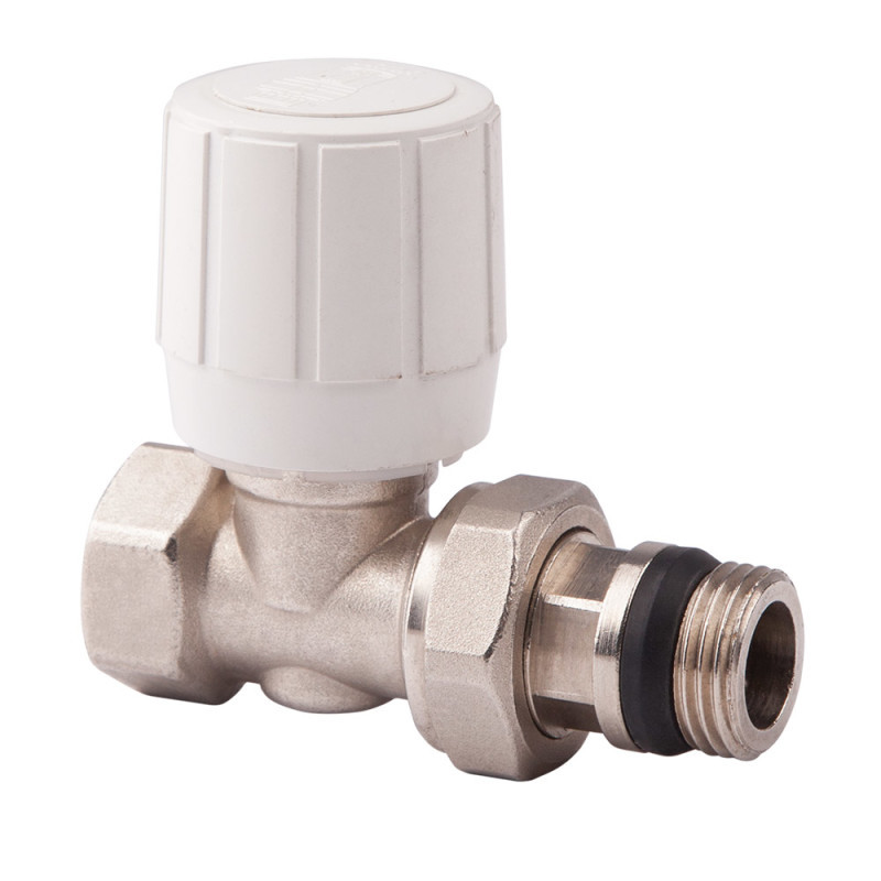 

Кран Icma радиаторный 1/2" (28х1,5) с ручкой прямой №975 (5198) (CM)