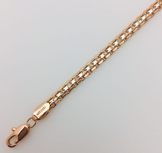 

Женский браслет на руку со вставкой Jewelry Fallon плетение бисмарк длина 21 см