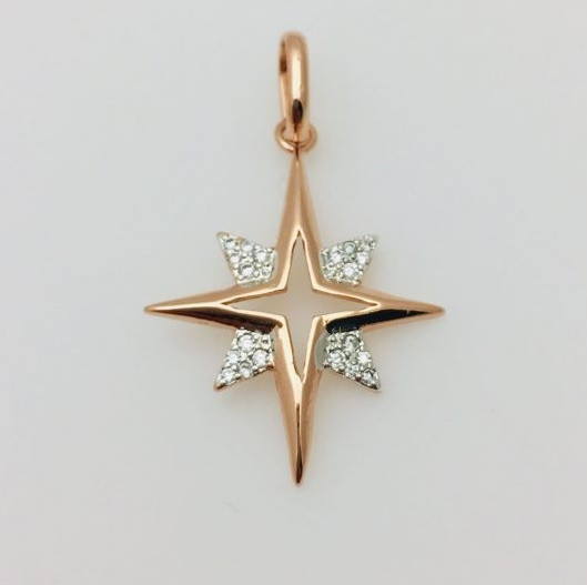 

Кулон для женщины Звезда Осирис с позолотой Jewelry Fallon Циркон