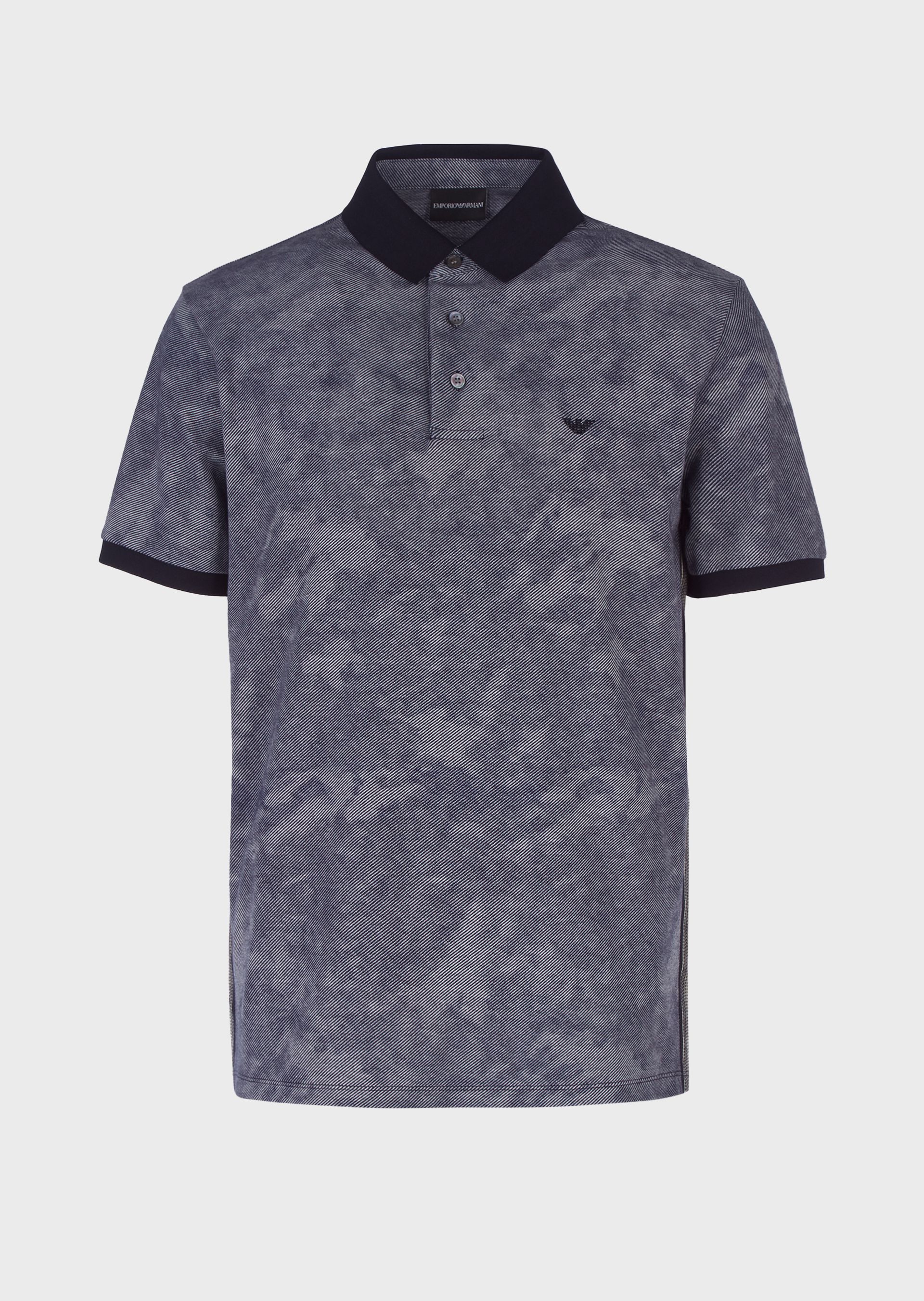 

Поло Emporio Armani XXL Сине-черное 6H1FF8.1JPSZ