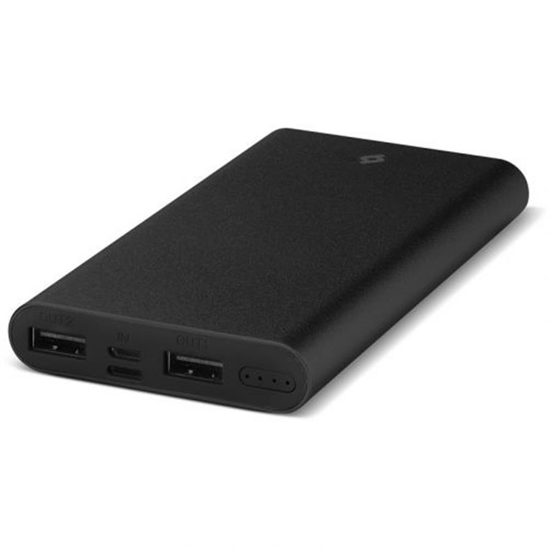 

Портативная универсальная мобильная батарея powerbank Ttec 10000mAh AlumiSlim S Black