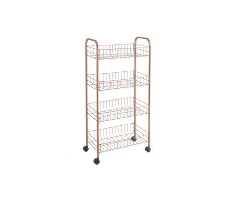 

Этажерка METALTEX COPPER 4 уровня медный цвет покрытие Polytherm