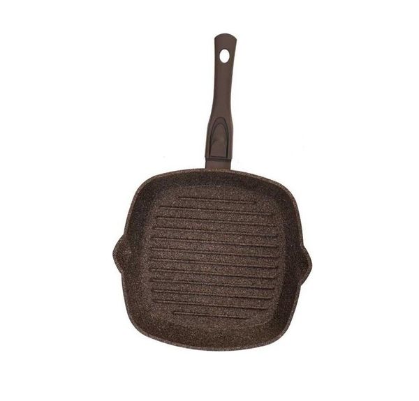 

Сковорода-гриль Granite Brown 28х28 см SoftTouch БИОЛ (28143П)