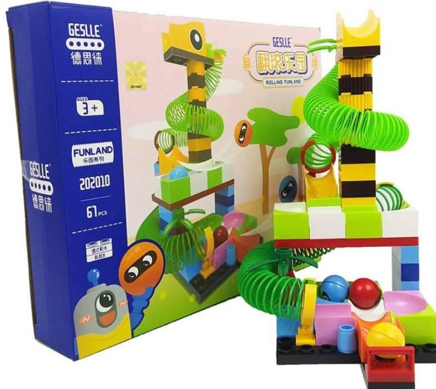 

Конструктор с пружинками Geslle Rolling Funland 67 деталей 11821