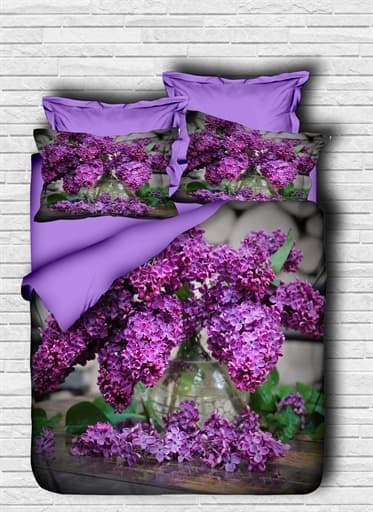 

Комплект постельного белья LIGHTHOUSE ranforce+3D Purple Lilac 200*220/4*50*70