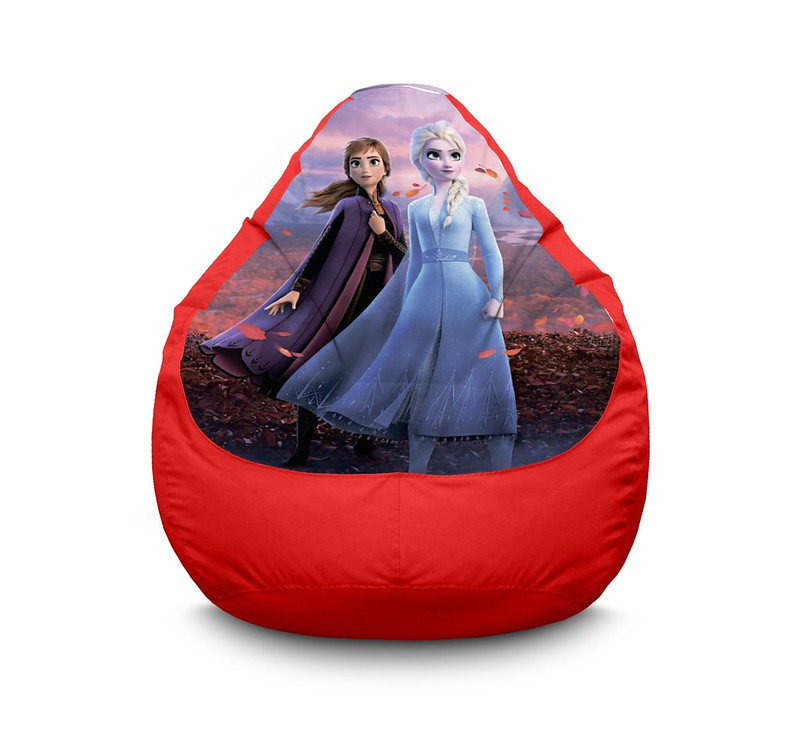 

Кресло мешок iPuff "Frozen. Elsa and Anna" Оксфорд XXL (90х125 см) Красный