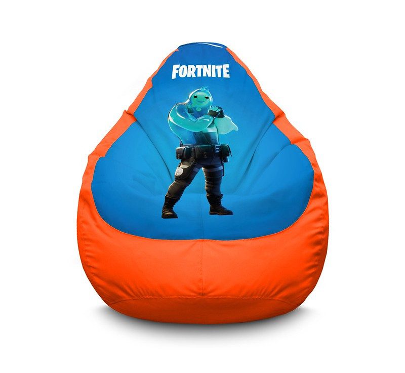 

Кресло мешок iPuff "Fortnite. Rippley" Оксфорд XL (80х110 см) Оранжевый