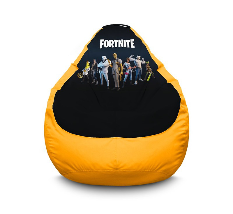 

Кресло мешок iPuff "Fortnite. Golden Midas" Оксфорд XL (80х110 см) Желтый