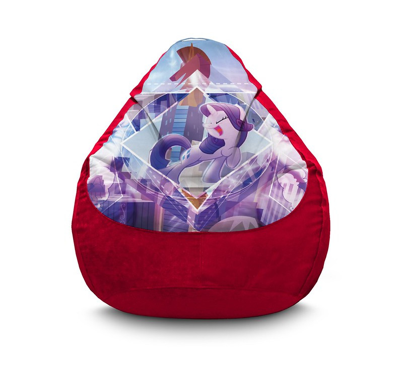 

Кресло мешок iPuff "My Little Pony. Abstract Twilight Sparkle" Флок L (70x100 см) Бордовый