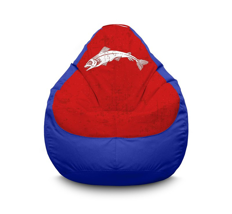 

Кресло мешок iPuff "Game of Thrones. House Tully" Оксфорд XXL (90х125 см) Синий