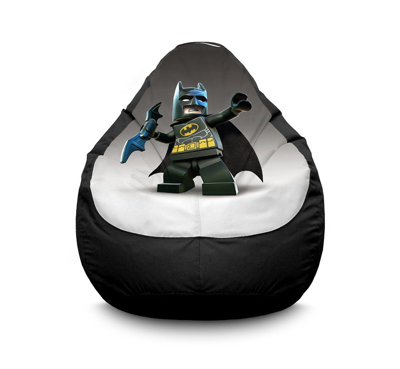 

Кресло мешок iPuff "Lego Batman and batrang. Black" Оксфорд XXXL (100х135 см) Черный