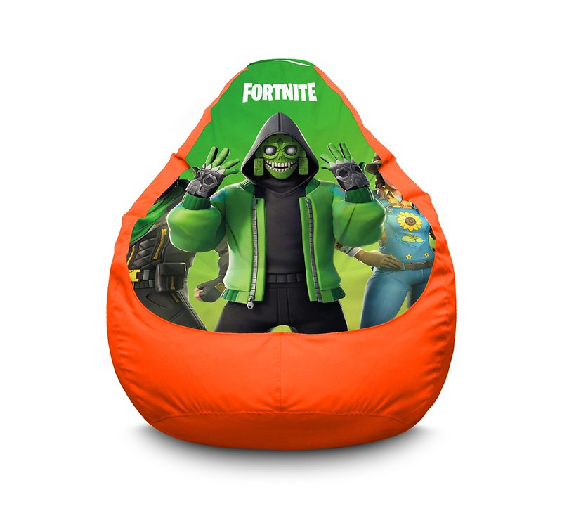 

Кресло мешок iPuff "Fortnite. Mezmer" Оксфорд XXXL (100х135 см) Оранжевый