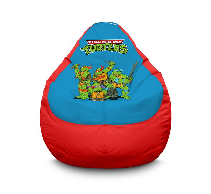 

Кресло мешок iPuff "Ninja Turtles. Classic" Оксфорд XXXL (100х135 см) Красный