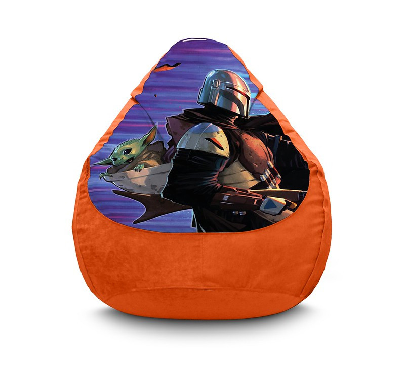

Кресло мешок iPuff "The Mandalorian. Fan art" Флок XXL (90х125 см) Оранжевый