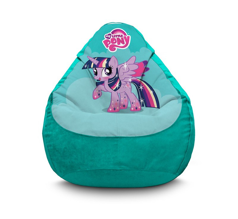 

Кресло мешок iPuff "My Little Pony. Twilight Sparkle" Флок XL (80х110 см) Бирюзовый