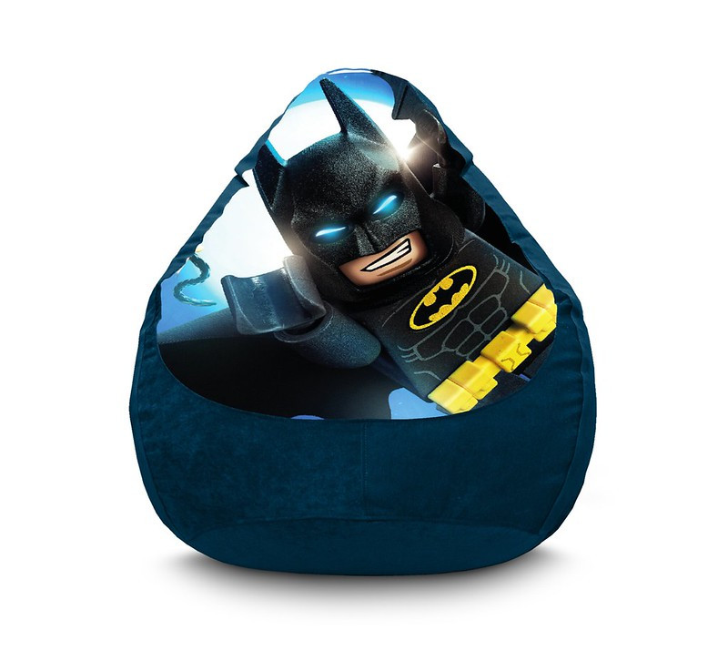 

Кресло мешок iPuff "Lego Batman" Флок XL (80х110 см) Синий