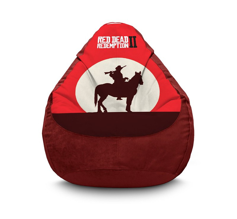 

Кресло мешок iPuff "RDR 2. Horseman and sunset" Флок XXL (90х125 см) Коричневый