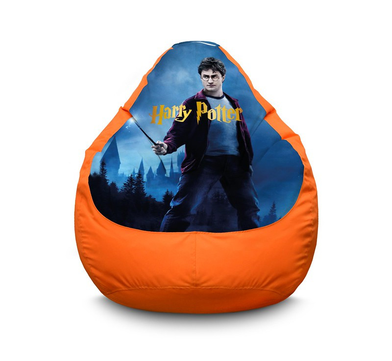 

Кресло мешок iPuff "Harry Potter. Logo" Оксфорд XL (80х110 см) Оранжевый