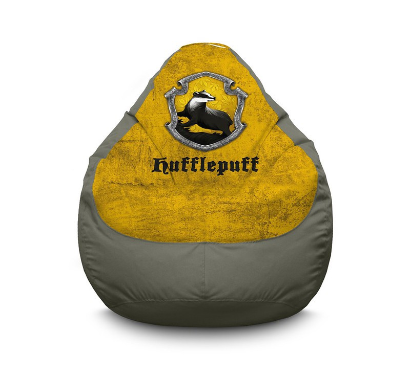 

Кресло мешок iPuff "Harry Potter. Hufflepuff" Оксфорд XXL (90х125 см) Серый