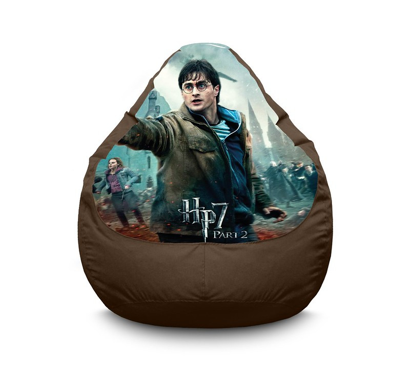 

Кресло мешок iPuff "Harry Potter. Part 7" Оксфорд XXXL (100х135 см) Коричневый