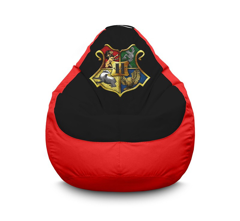 

Кресло мешок iPuff "Harry Potter. Hogwarts School" Оксфорд XXL (90х125 см) Красный