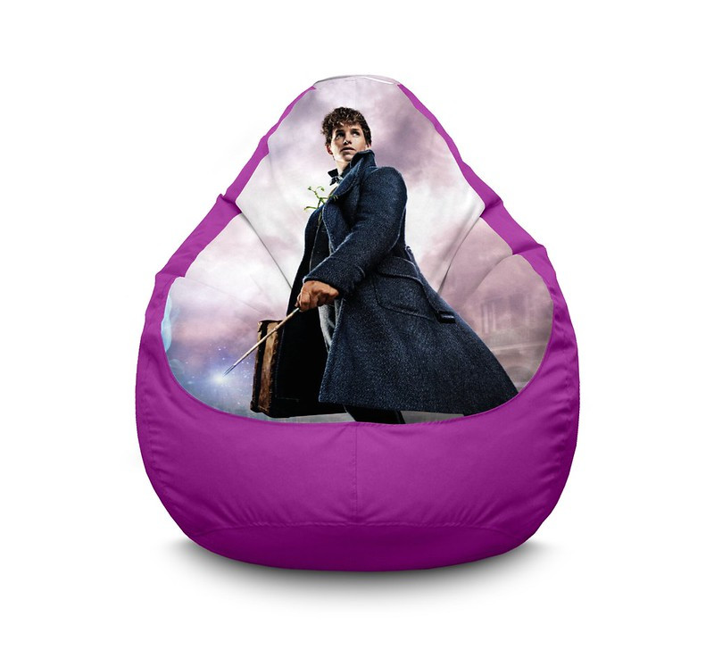 

Кресло мешок iPuff "Fantastic Beasts" Оксфорд XXL (90х125 см) Сиреневый