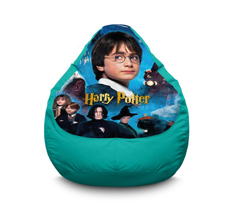 

Кресло мешок iPuff "Harry Potter. Young wizard" Оксфорд XXL (90х125 см) Бирюзовый