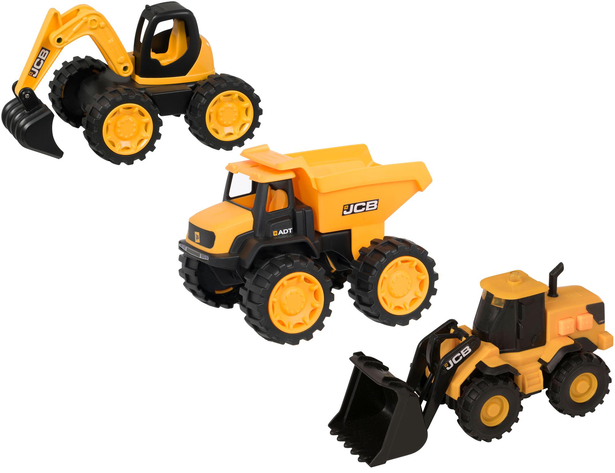 

Набор Teamsterz Автопогрузчик + Самосвал JCB + Экскаватор JCB (TMZ_25)