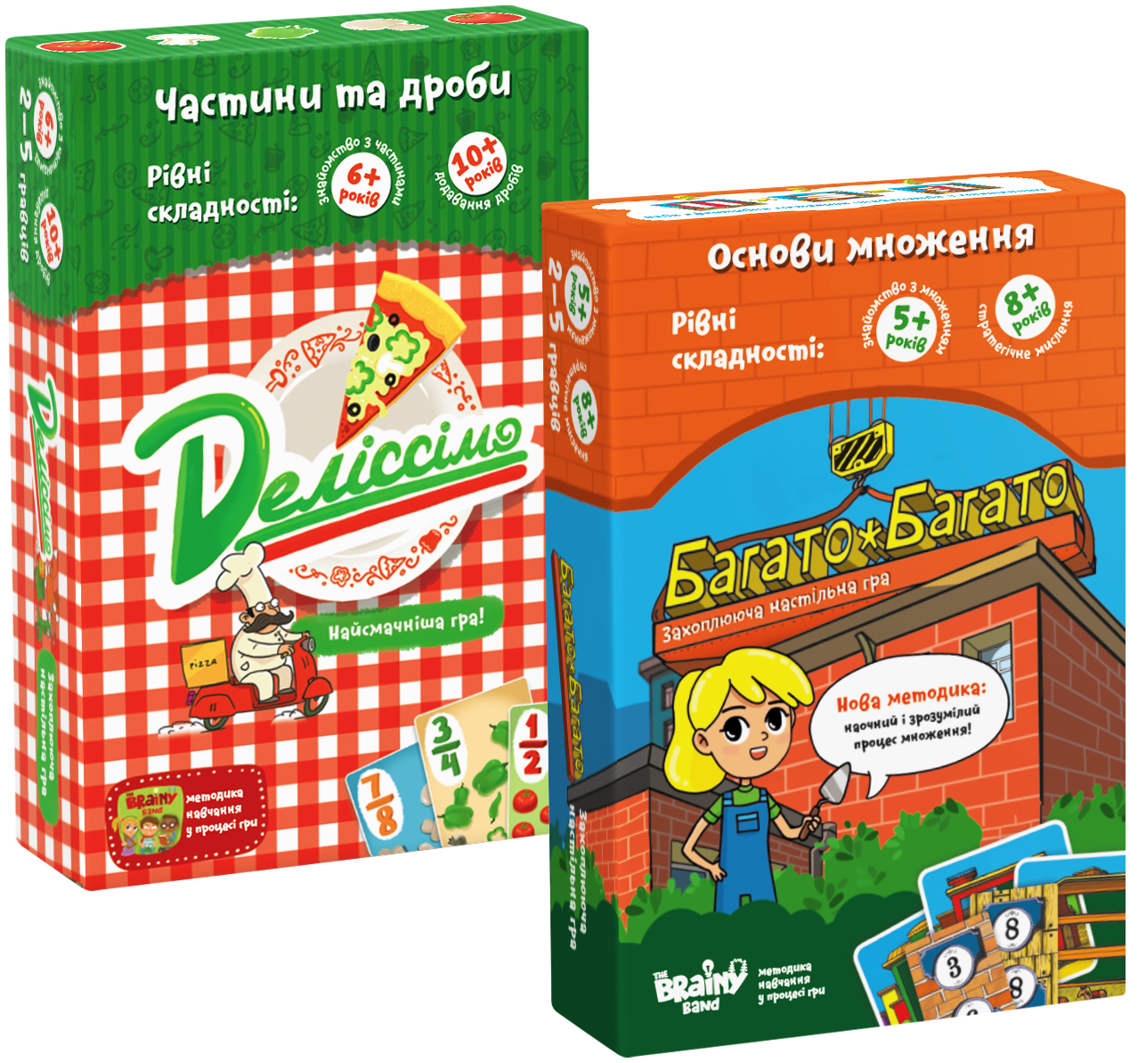 

Набор настольных игр Банда умников Деліссімо + Багато-Багато (УКР005-006)