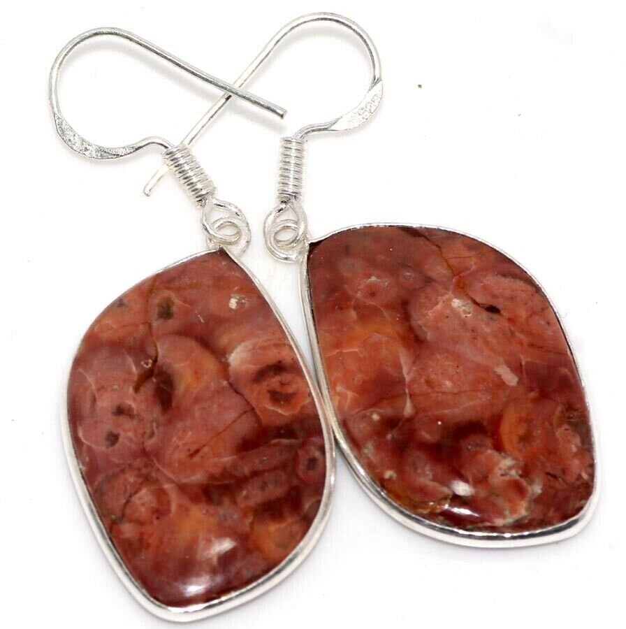 

Серьги с камнем агат Н-41362