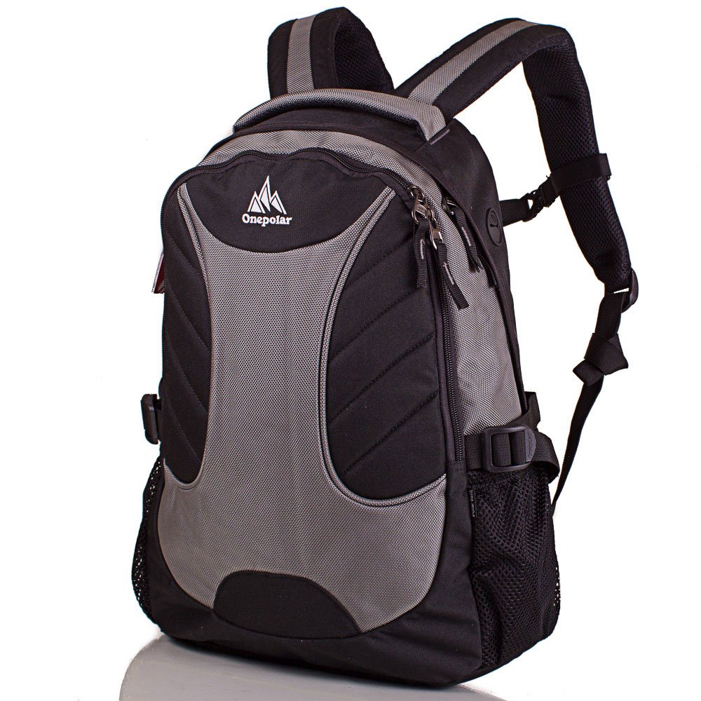 

Мужской рюкзак для ноутбука (W1307-grey) Onepolar 33х44х15 см Серый 000132319