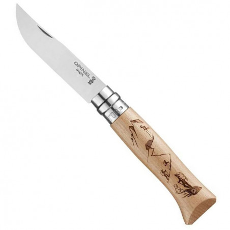 

Нож Opinel N°08 Engraved Hiking