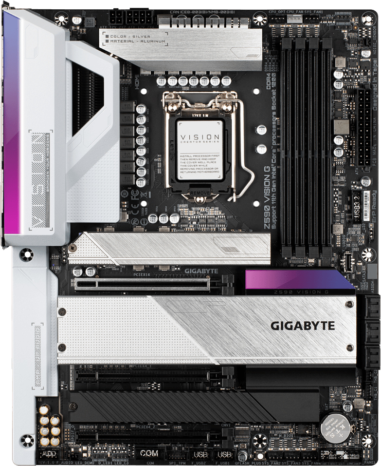 

Материнская плата Gigabyte Z590 Vision G (s1200, Intel Z590, PCI-Ex16)