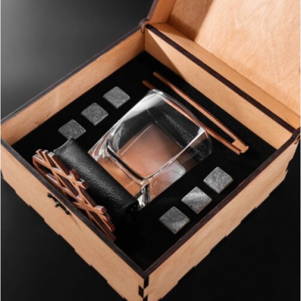 

Подарочные наборы Whisky Stones UNi для мужчин, на 6 шт камней светлый