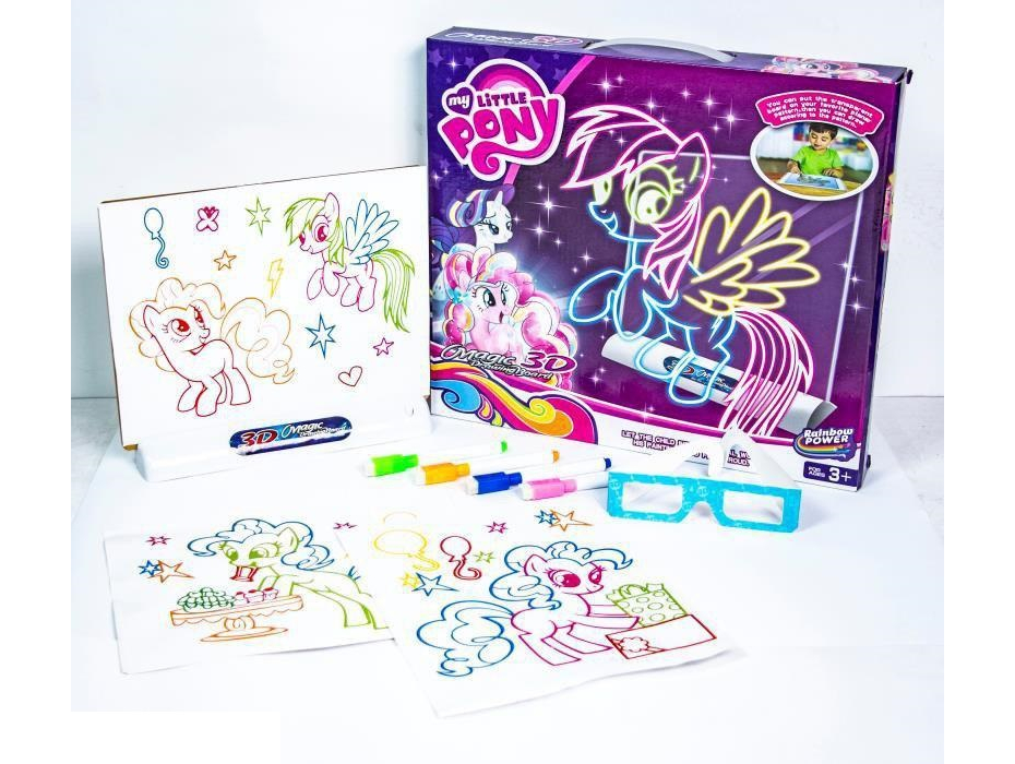 

Детская 3D доска для рисования "Little Pony" FJ0812