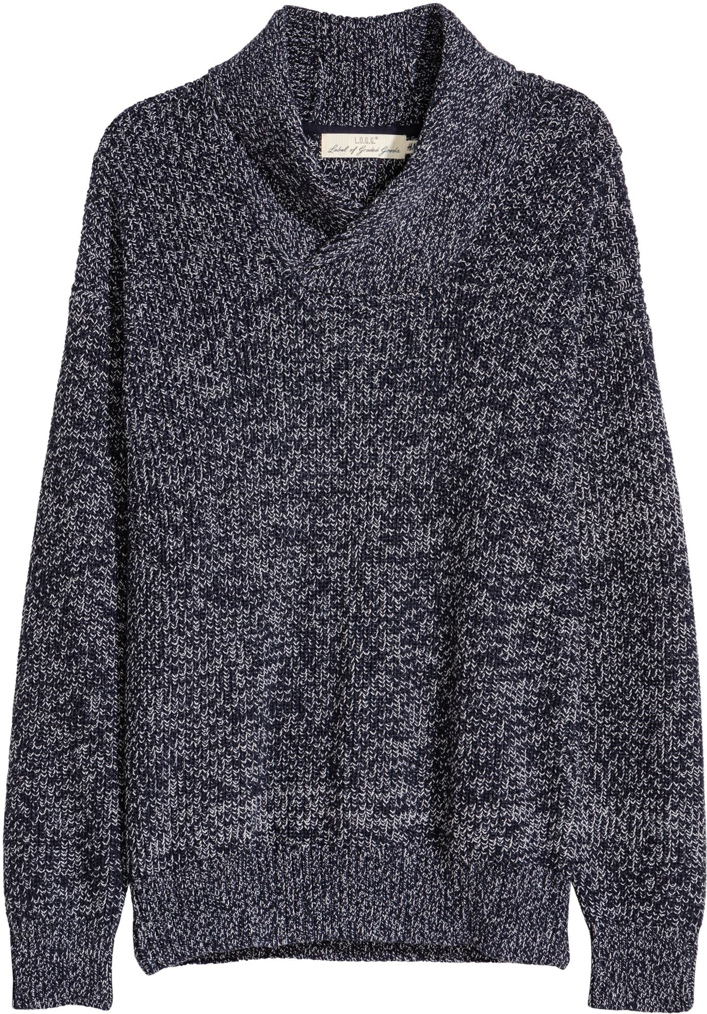 

Свитер H&M 5389776RP21 S Синий меланж