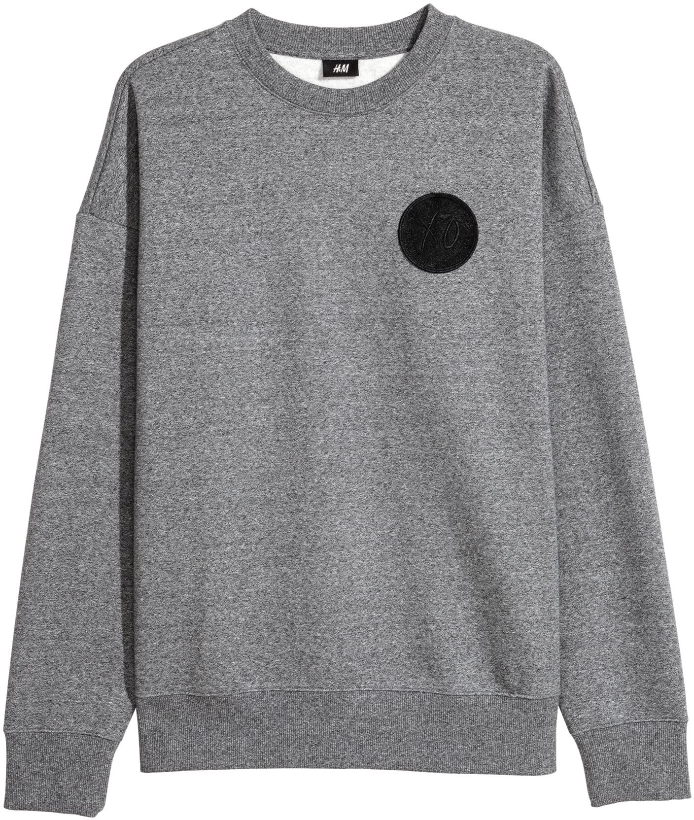 

Свитшот H&M 5849596dm XL Серый меланж