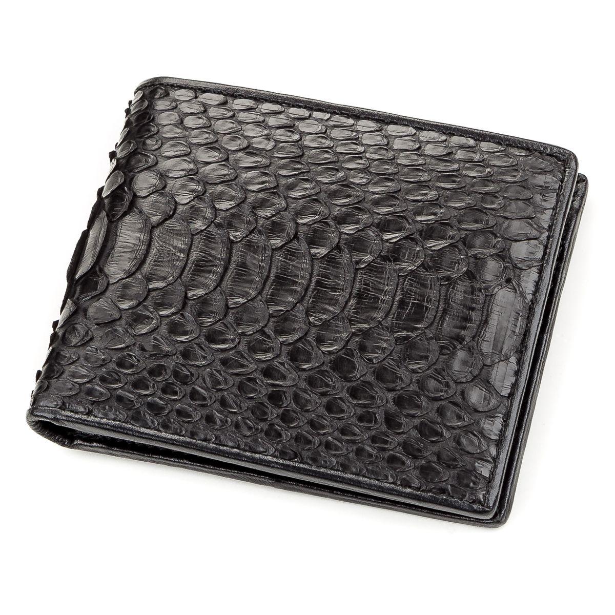 

Портмоне Ekzotic Leather из натуральной кожи питона Черное xtclthrsnw 68