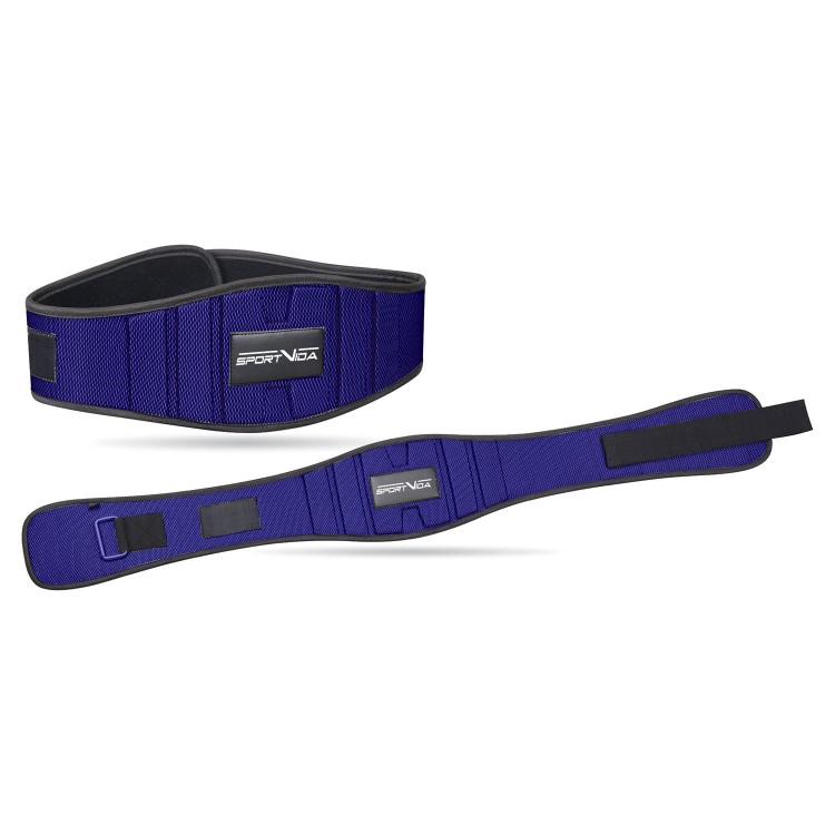 

Пояс для тяжелой атлетики неопреновый SportVida SV-AG0096 (XL) Blue