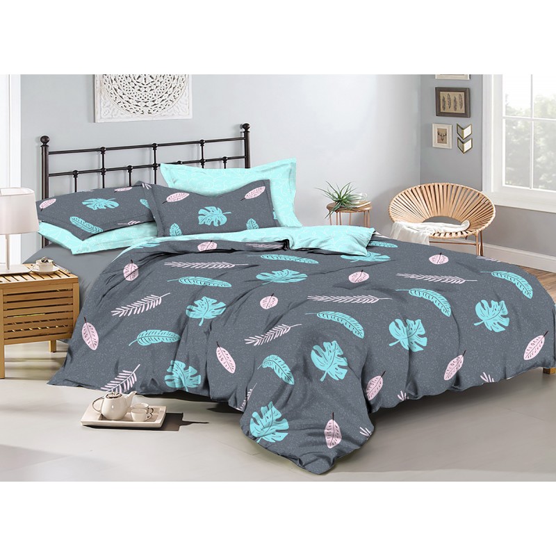 

Комплект постельного белья Mint leaves SoundSleep бязь полуторный