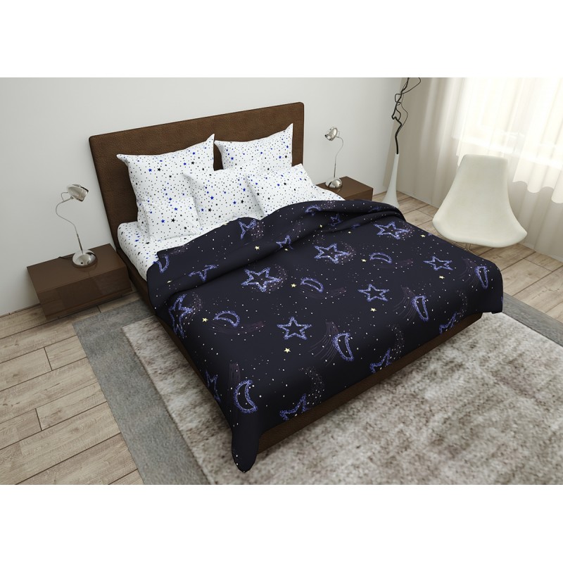 

Комплект постельного белья Night Sky SoundSleep бязь двуспальный