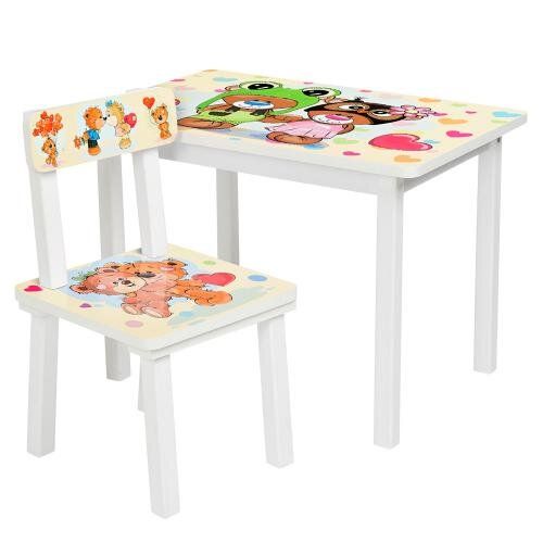 

Столик Bambi Мишки BSM2K-27 White / Green / Brown