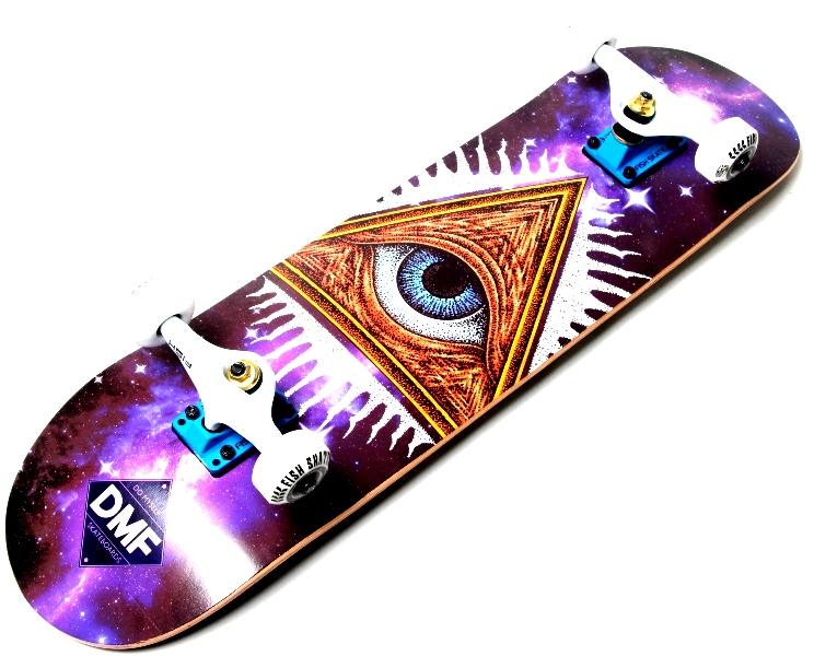 

Скейтборд Fish Skateboard деревянный с рисунком 31", Mason