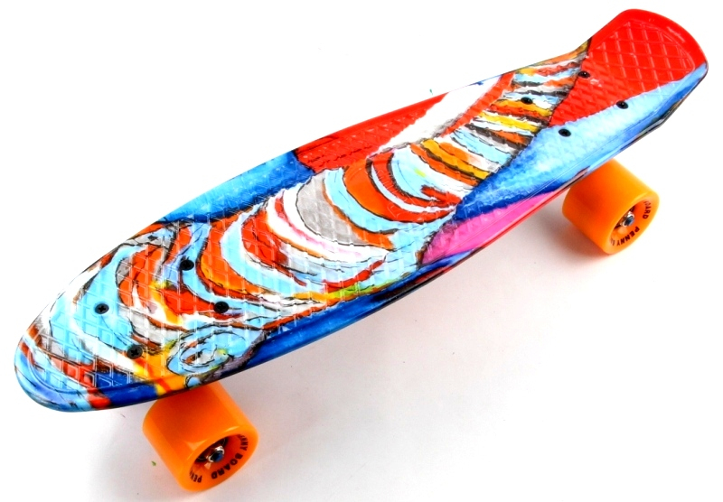 

Пенни борд (Penny Board) 22" с рисунком, "Funny elephant"