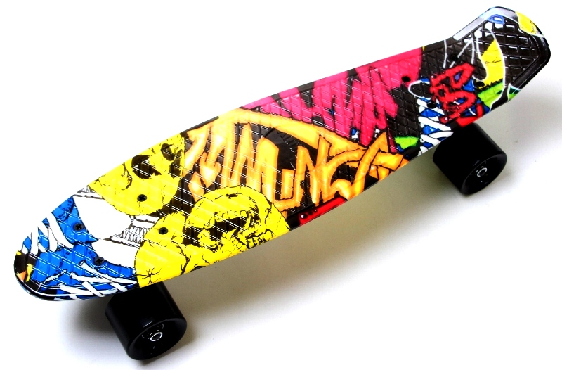 

Пенни борд (Penny Board) 22" с рисунком, "Cool Draft" Joker
